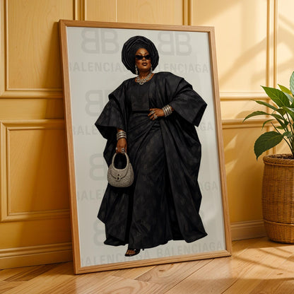 African Aunty Luxe Wall Art Print 239 Soluna Soul