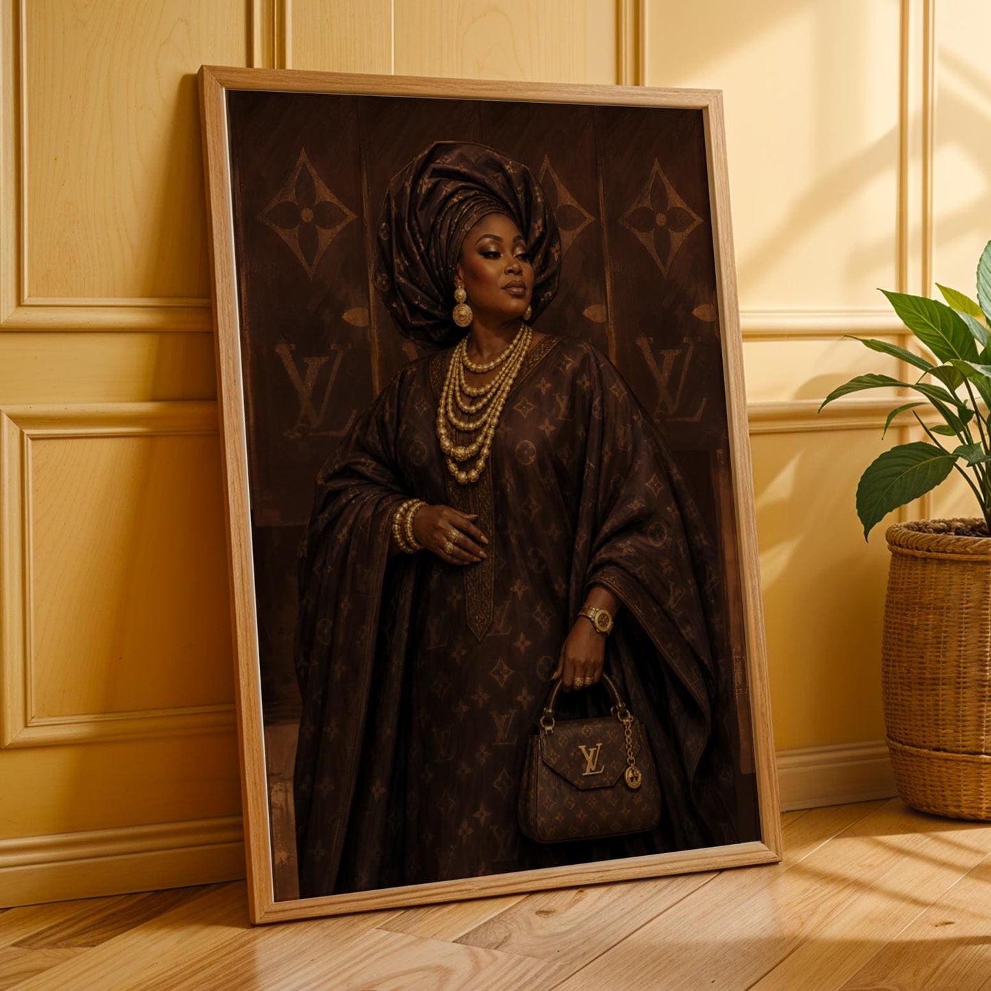African Aunty Luxe Wall Art Print 238 Soluna Soul