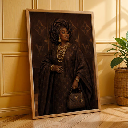 African Aunty Luxe Wall Art Print 238 Soluna Soul