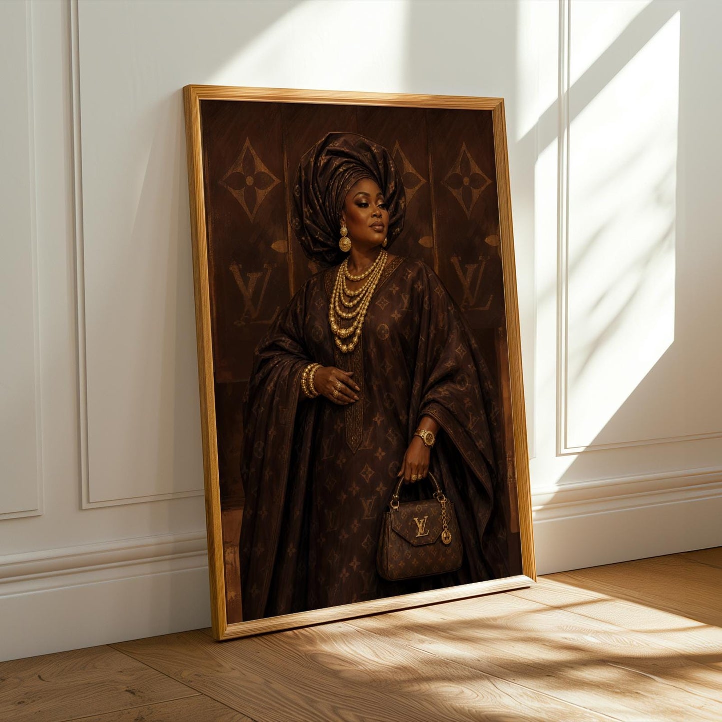 African Aunty Luxe Wall Art Print 238 Soluna Soul