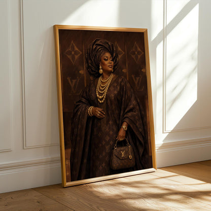 African Aunty Luxe Wall Art Print 238 Soluna Soul