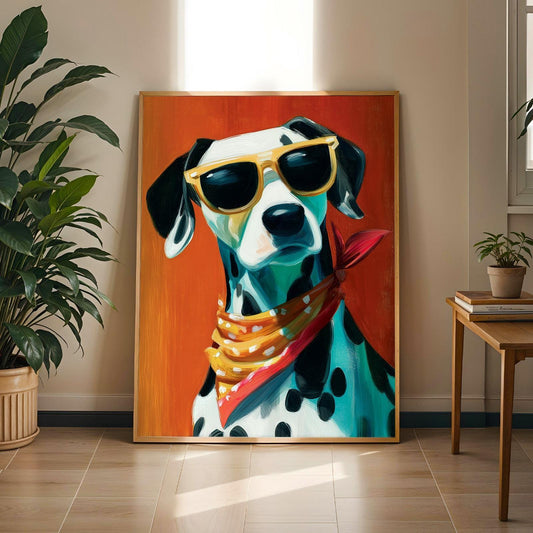 Cool Dalmatian Wall Art Print 152 Soluna Soul
