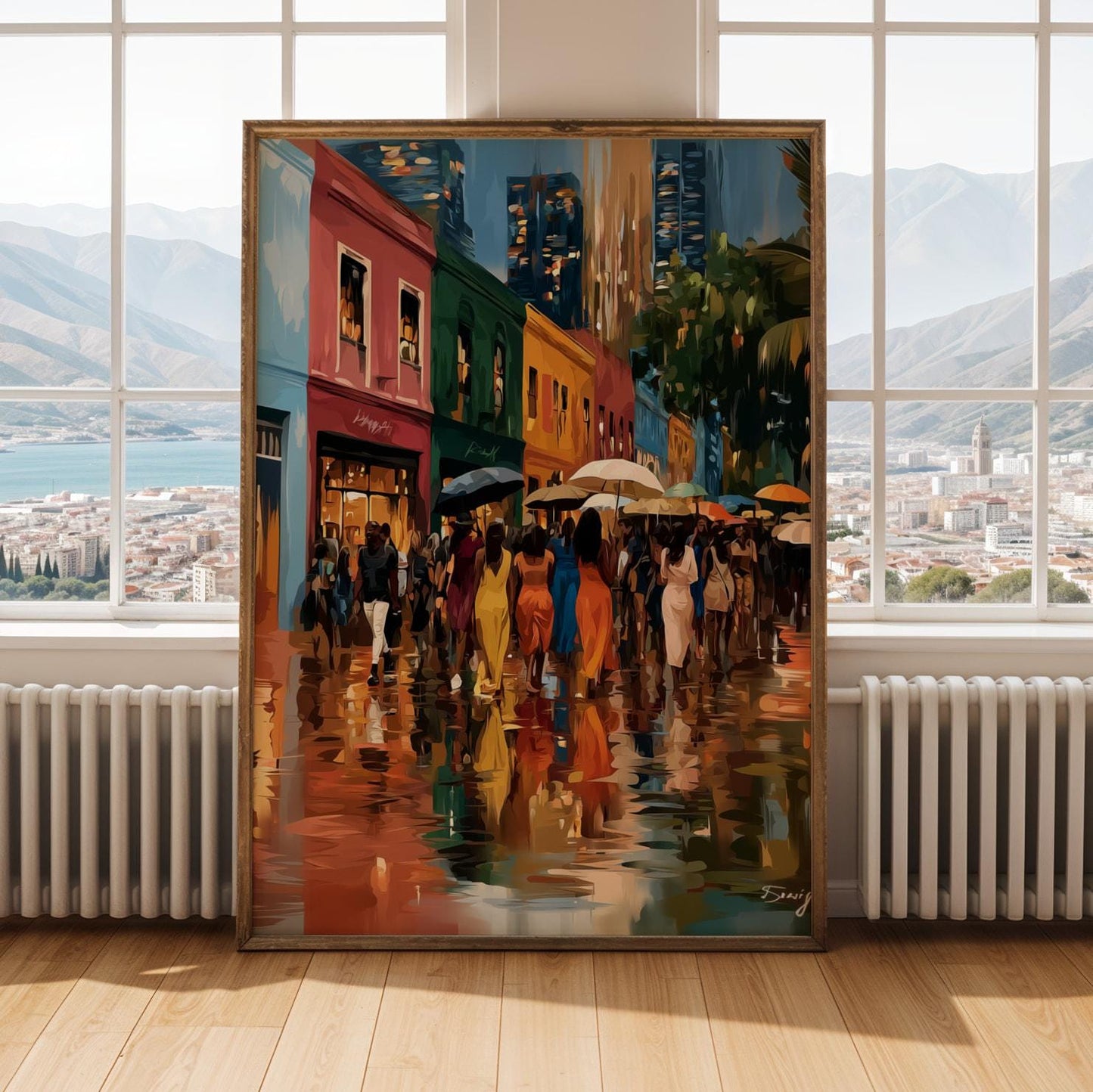 Rainy City Wall Art Print 156 Soluna Soul