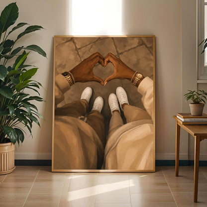Couple Love Wall Art Print 258 Soluna Soul