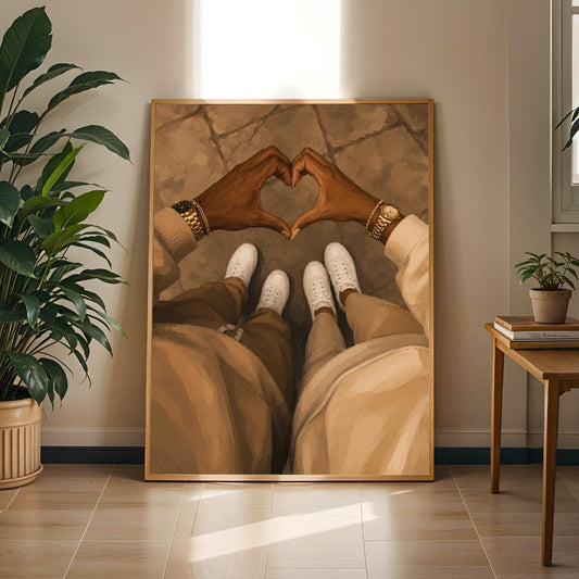 Couple Love Wall Art Print 258 Soluna Soul