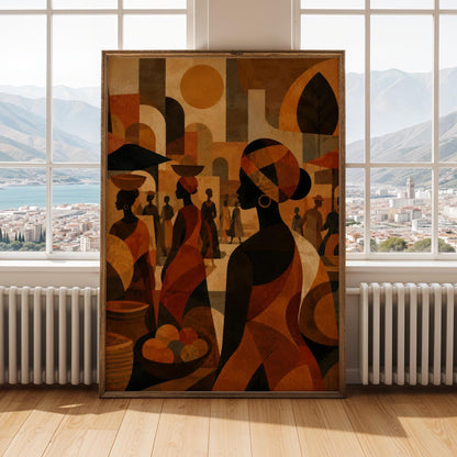 Silhouetted Figures Wall Art Print 251 Soluna Soul