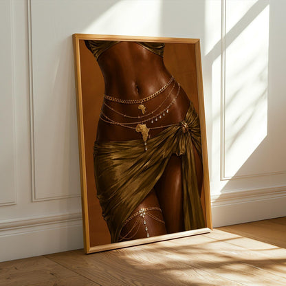 Draped Goddess Wall Art Print 248 Soluna Soul