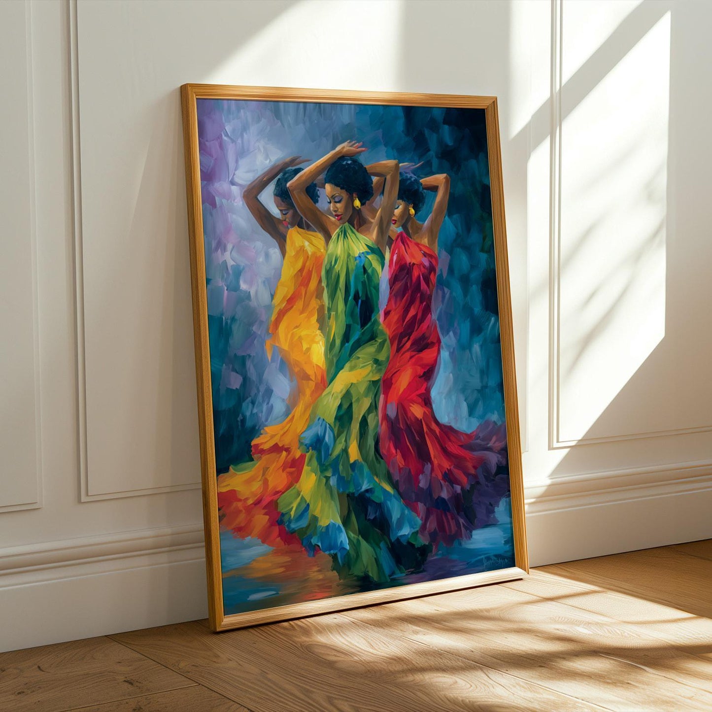 Three Dancers Wall Art Print 263 Soluna Soul