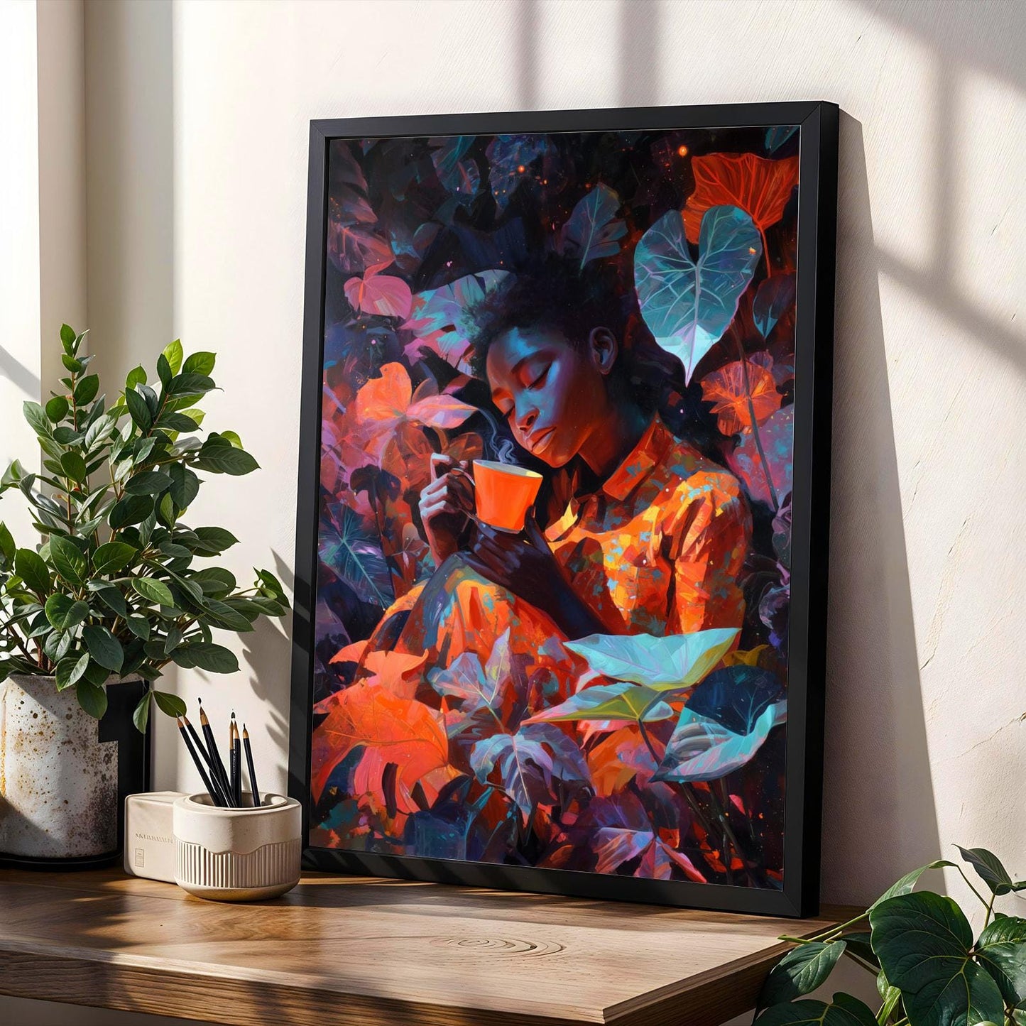 Afrocentric Wall Art Print 51 Soluna Soul