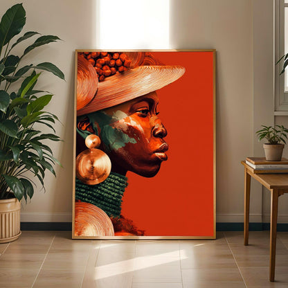 Afrocentric Wall Art Print 104 Soluna Soul