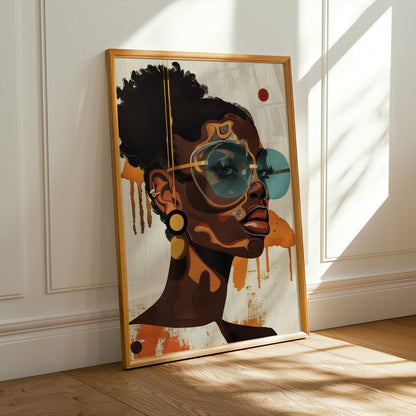 Afrocentric Wall Art Print 122 Soluna Soul