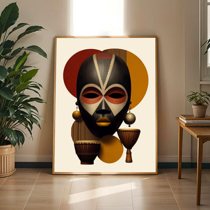 Afrocentric Wall Art Print 82 Soluna Soul