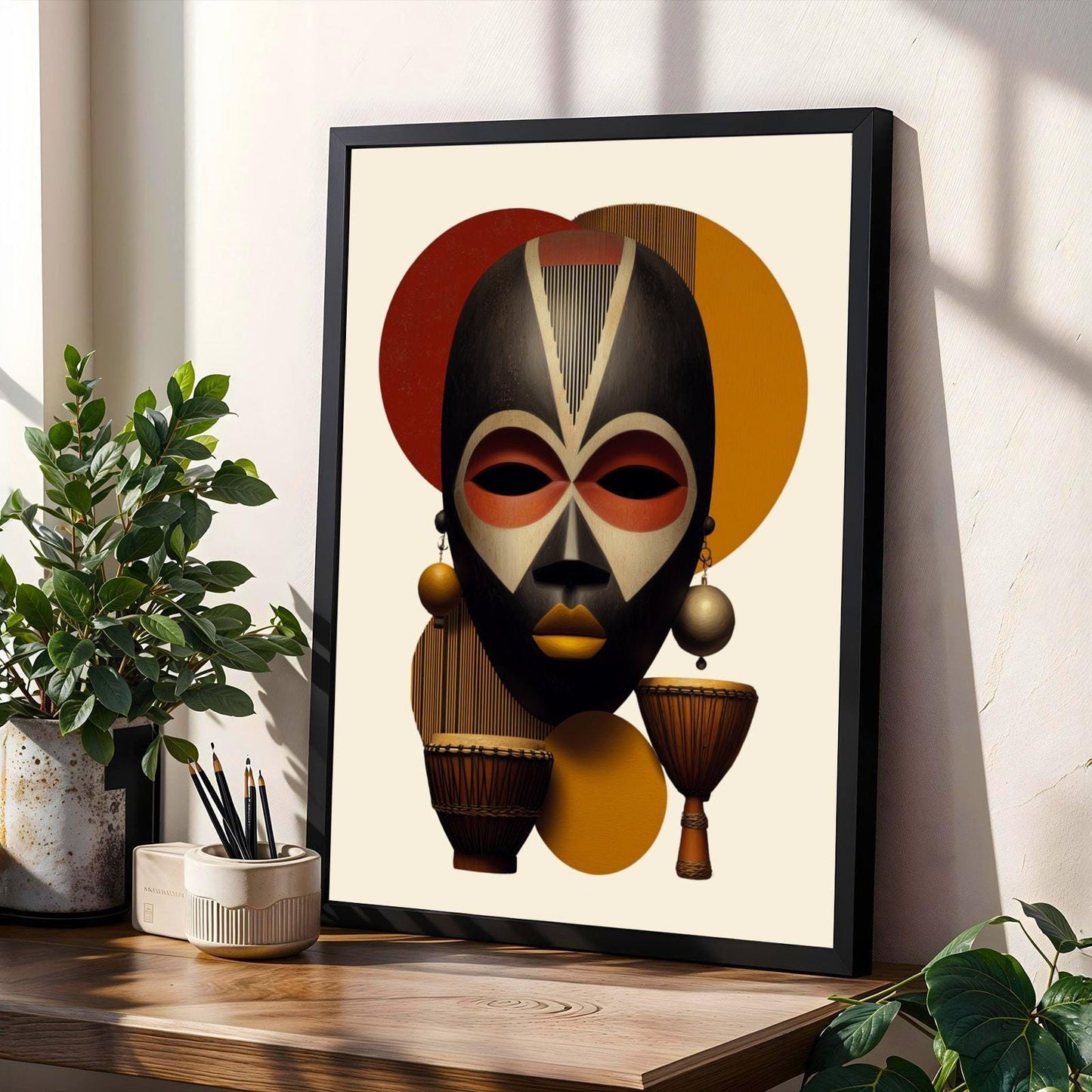 Afrocentric Wall Art Print 82 Soluna Soul
