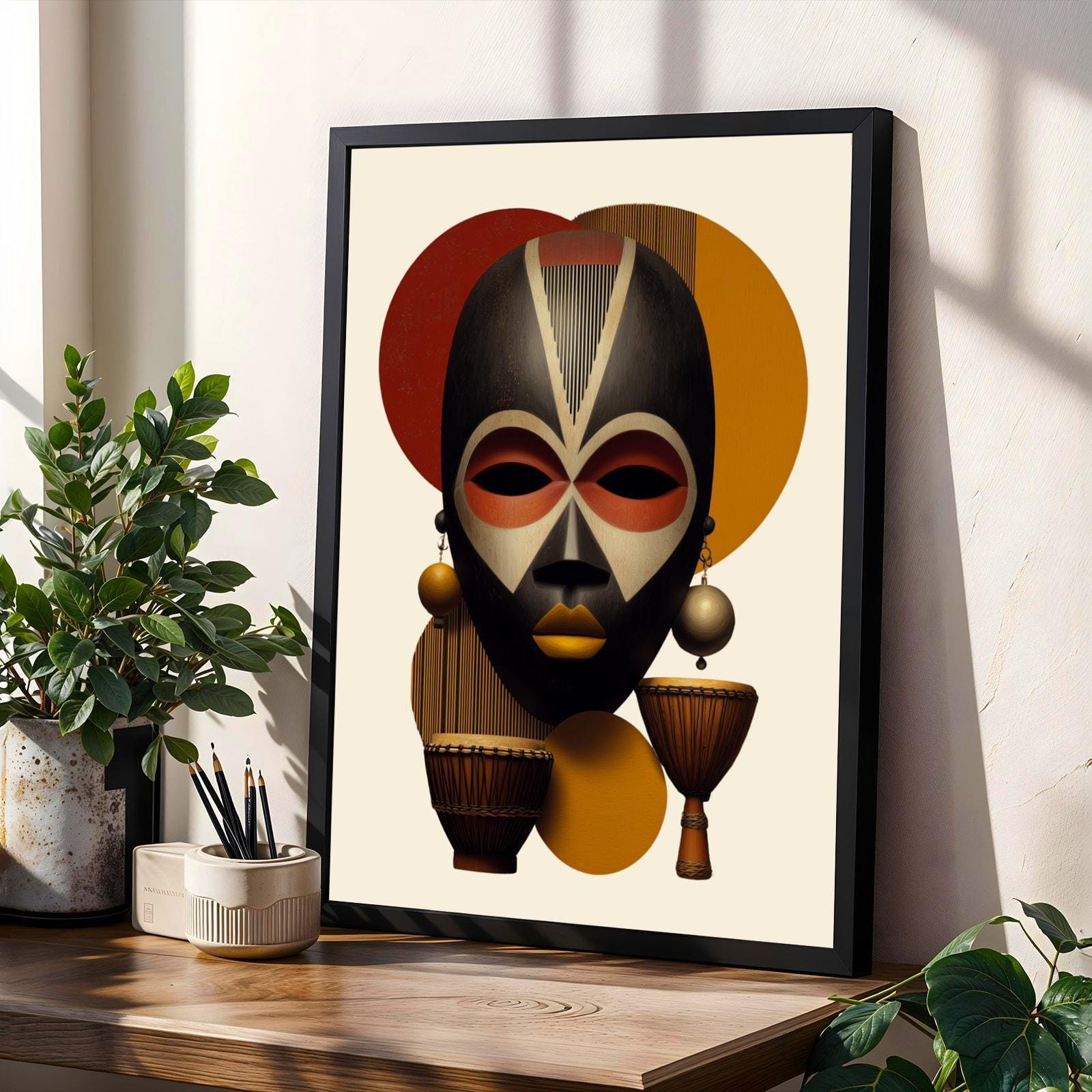 Afrocentric Wall Art Print 82 Soluna Soul