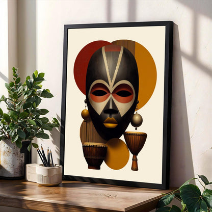 Afrocentric Wall Art Print 82 Soluna Soul
