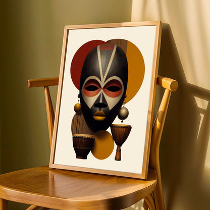 Afrocentric Wall Art Print 82 Soluna Soul