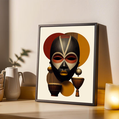Afrocentric Wall Art Print 82 Soluna Soul