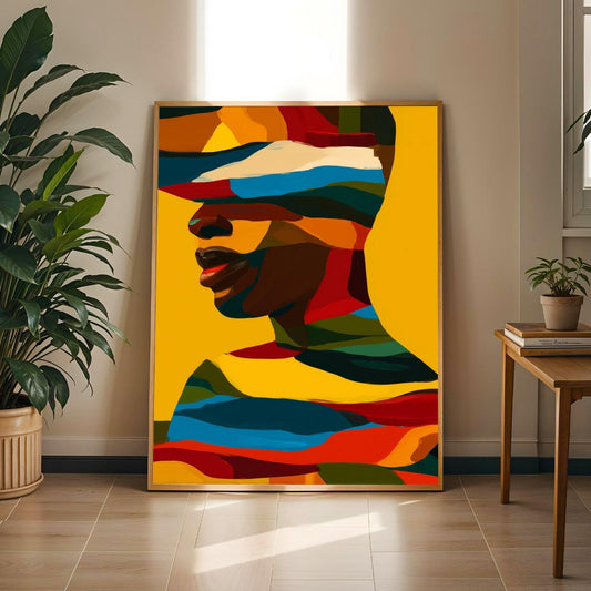 Afrocentric Wall Art Print 58 Soluna Soul