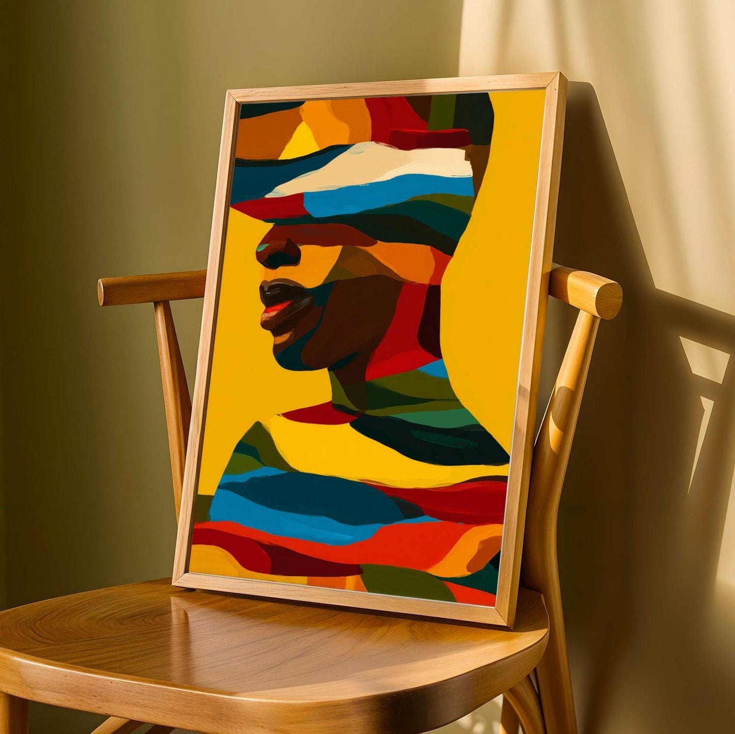 Afrocentric Wall Art Print 58 Soluna Soul