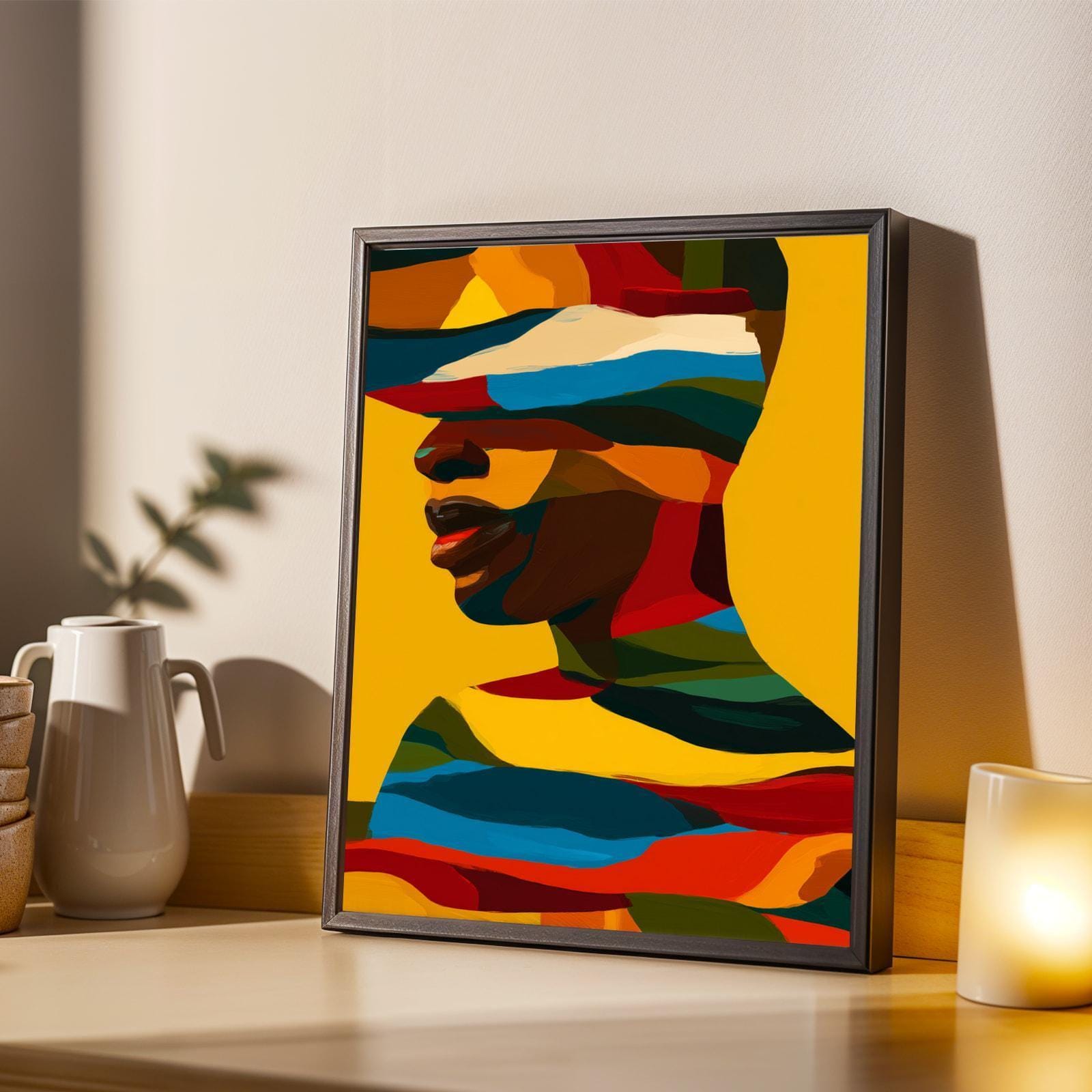 Afrocentric Wall Art Print 58 Soluna Soul