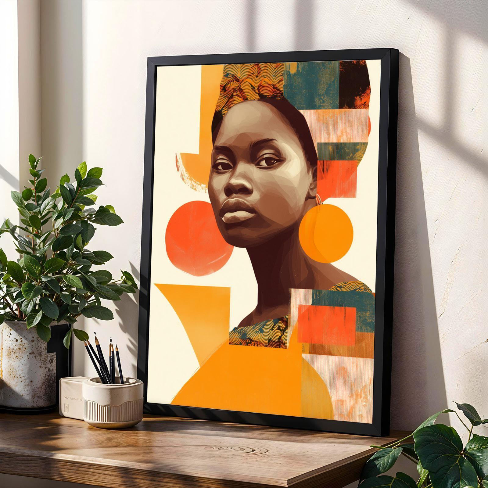 Afrocentric Wall Art Print 64 Soluna Soul