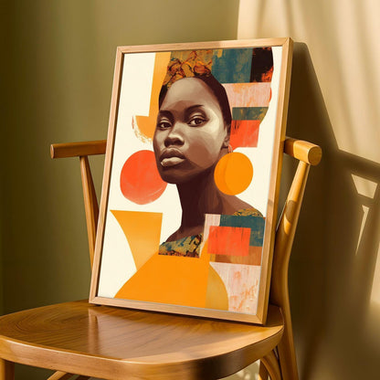 Afrocentric Wall Art Print 64 Soluna Soul