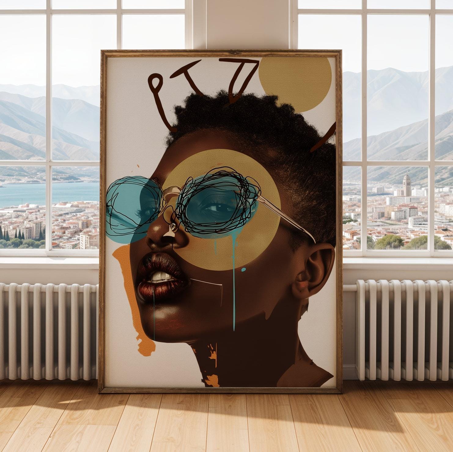 Afrocentric Wall Art Print 123 Soluna Soul