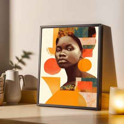 Afrocentric Wall Art Print 64 Soluna Soul