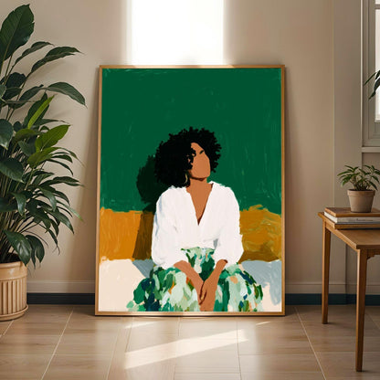 Afrocentric Wall Art Print 54 Soluna Soul