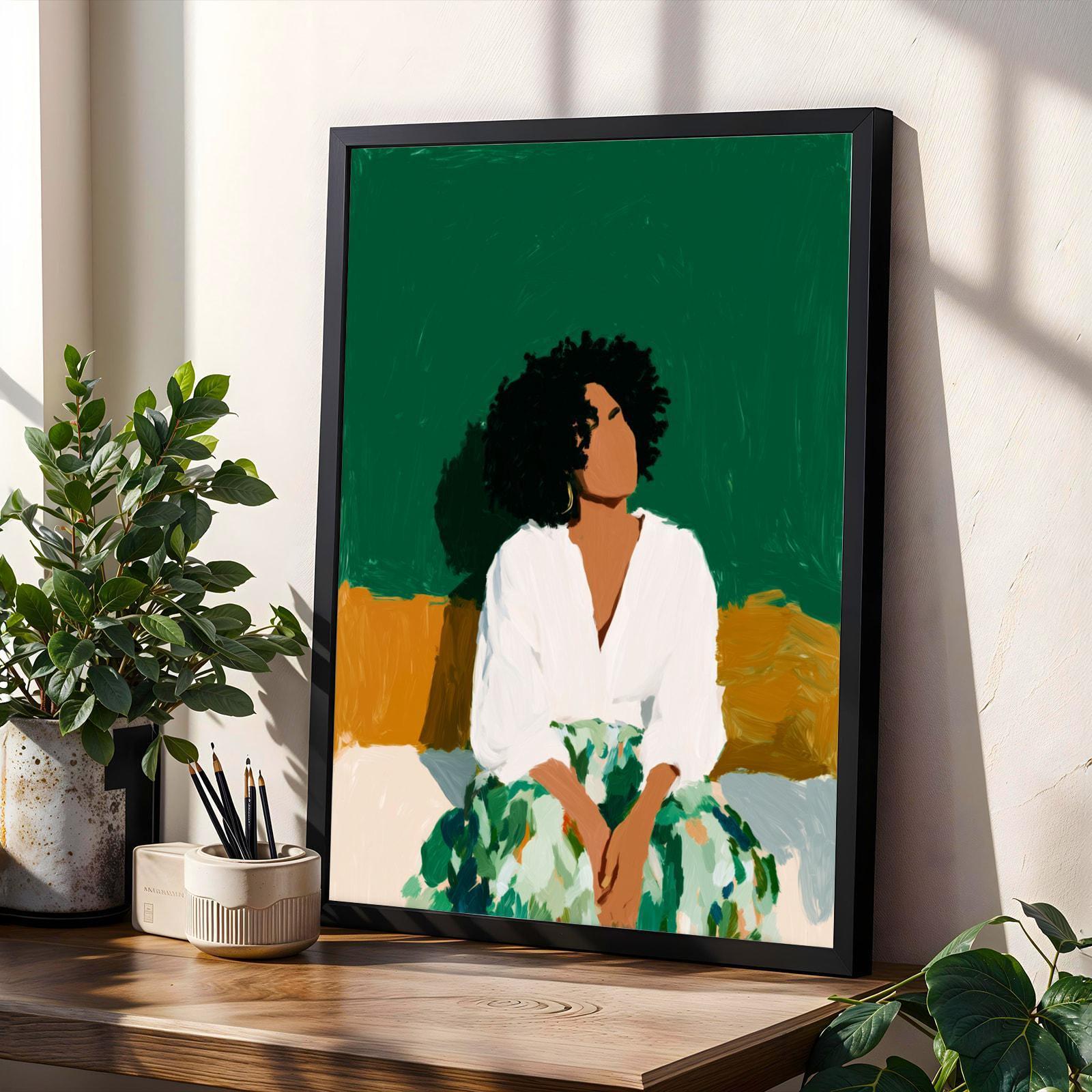 Afrocentric Wall Art Print 54 Soluna Soul