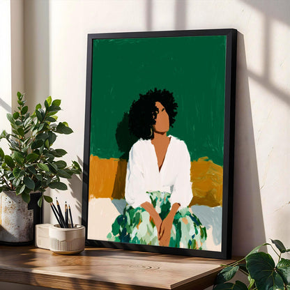 Afrocentric Wall Art Print 54 Soluna Soul