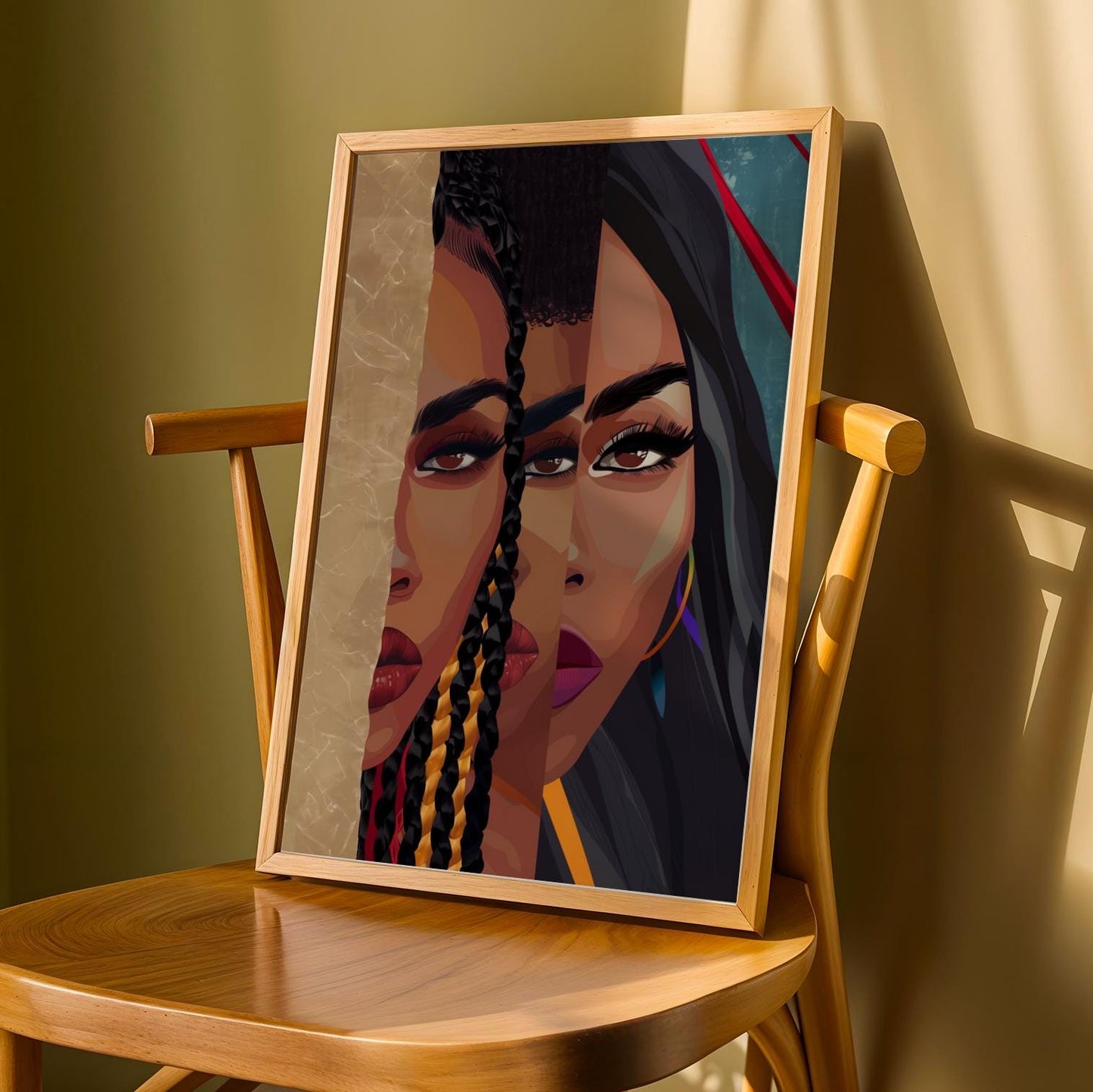 Afrocentric Wall Art Print 191 Soluna Soul