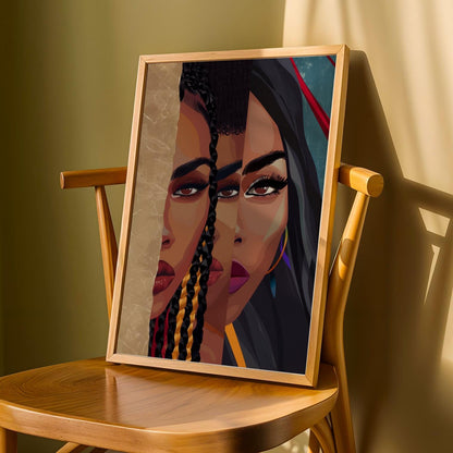 Afrocentric Wall Art Print 191 Soluna Soul