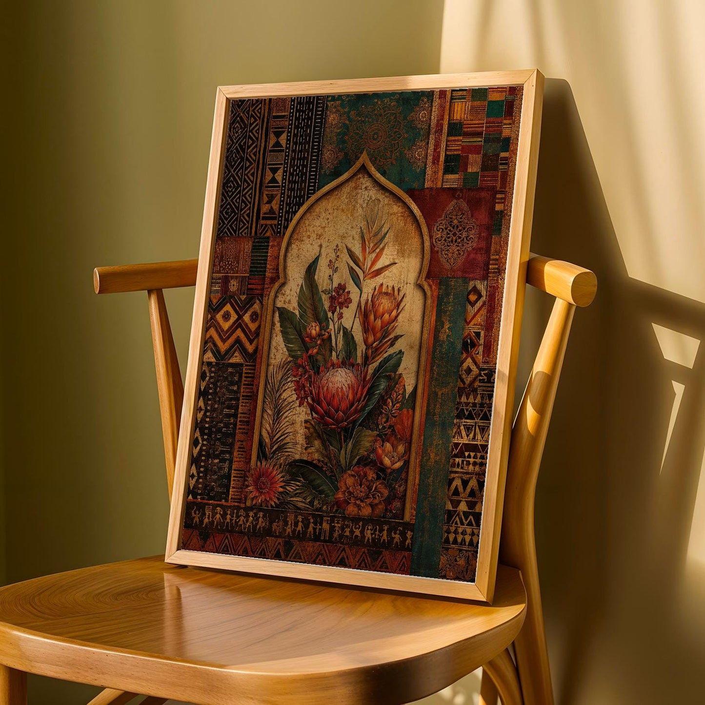 Afrocentric Wall Art Print 265 Soluna Soul