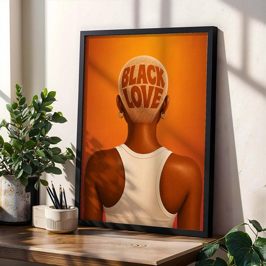 Black Love Wall Art Print 269 Soluna Soul