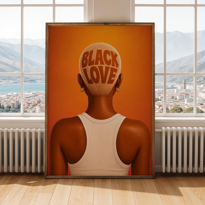 Black Love Wall Art Print 269 Soluna Soul