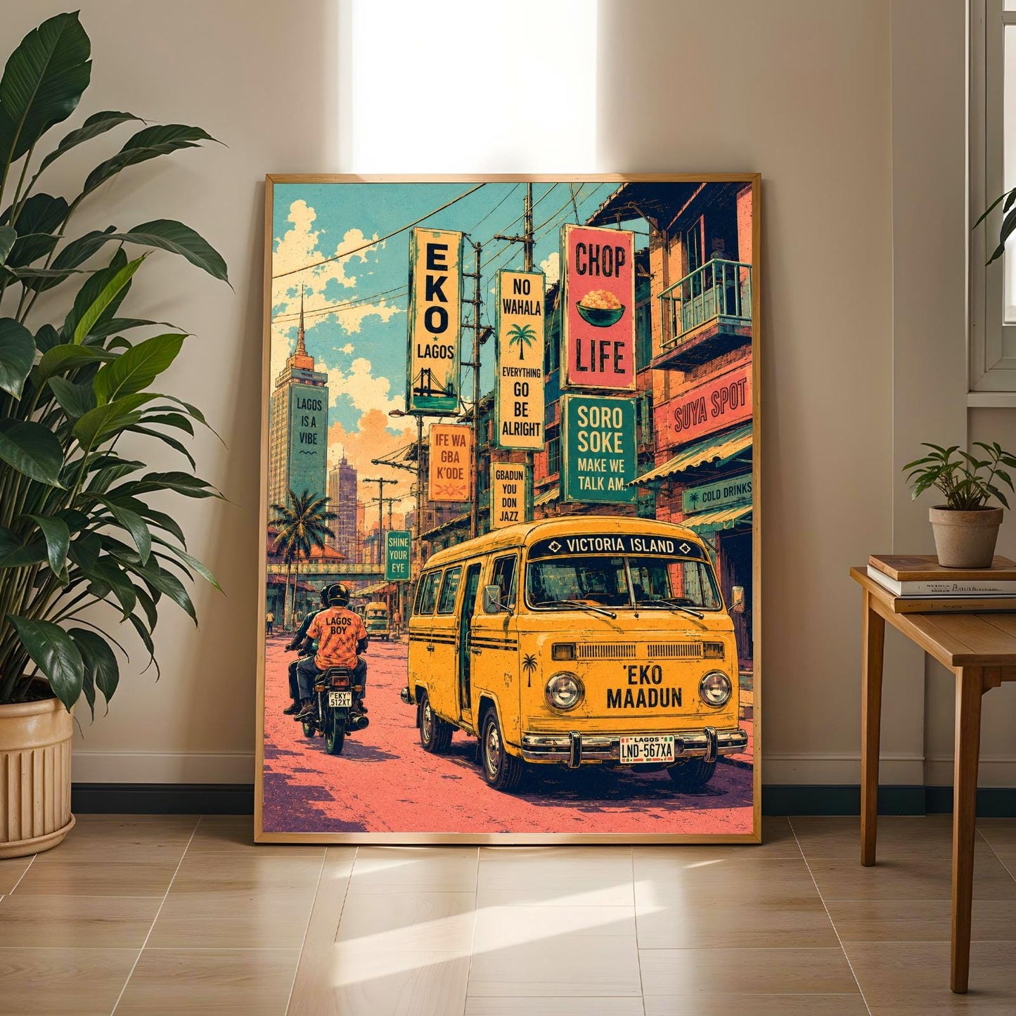 Lagos Nigeria Wall Art Print 3 Soluna Soul