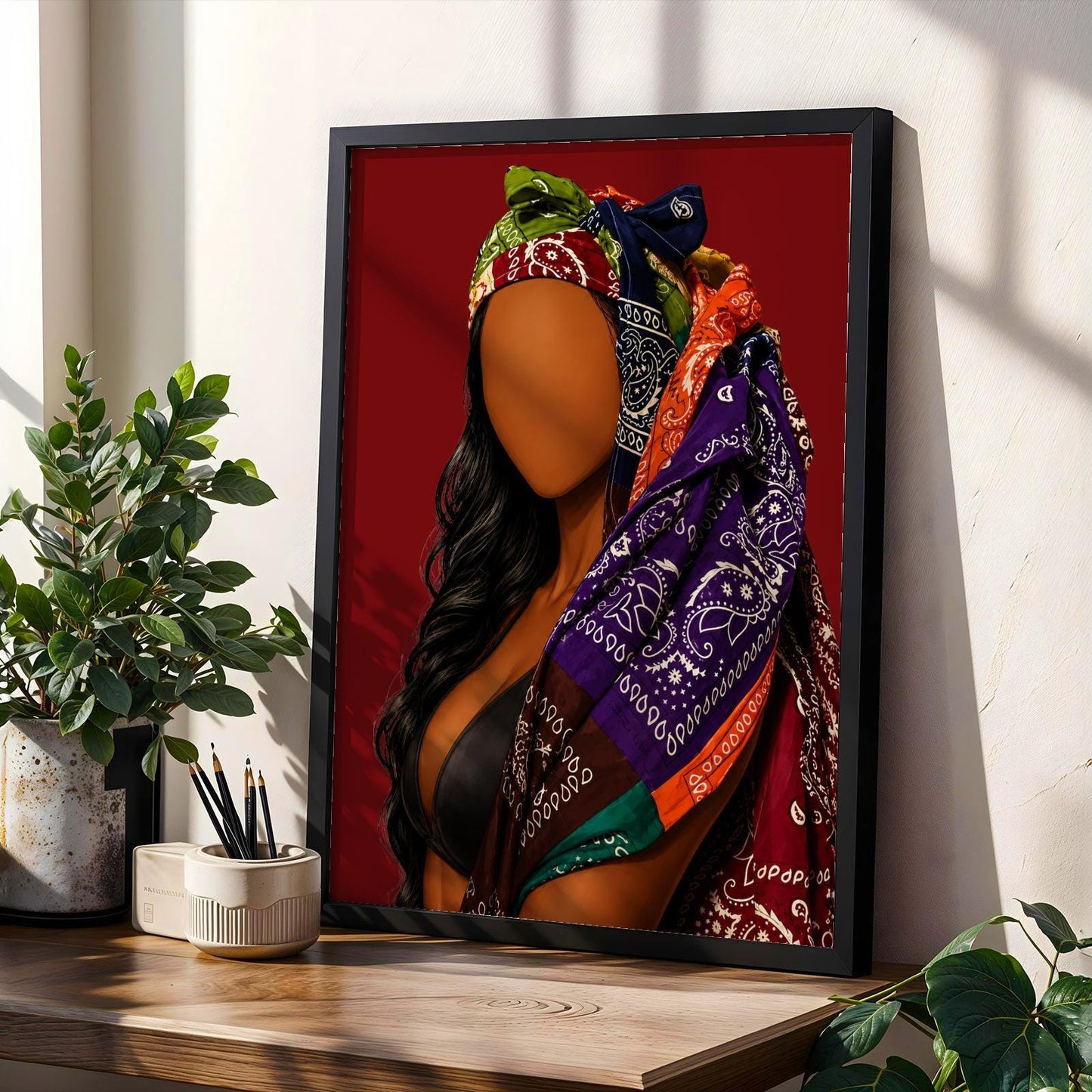 Black Girl Wall Art Print 276 Soluna Soul