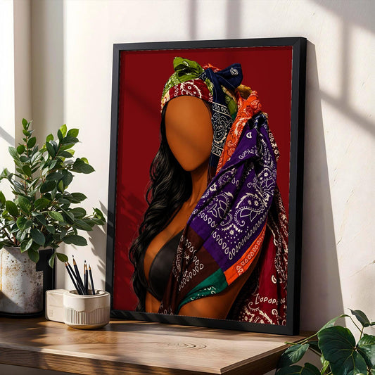 Black Girl Wall Art Print 276 Soluna Soul