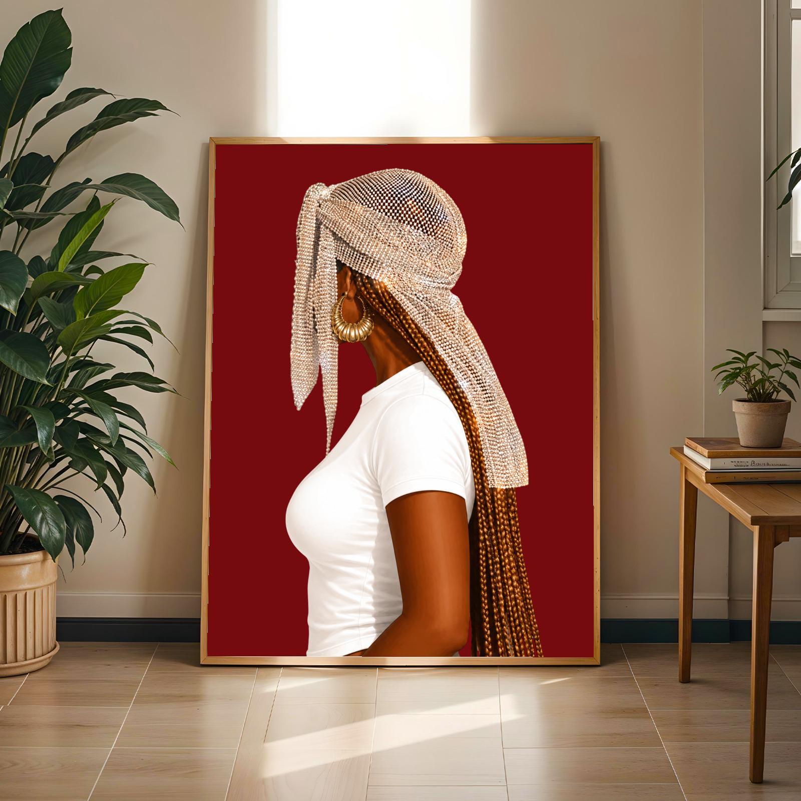Black Girl Wall Art Print 274 Soluna Soul