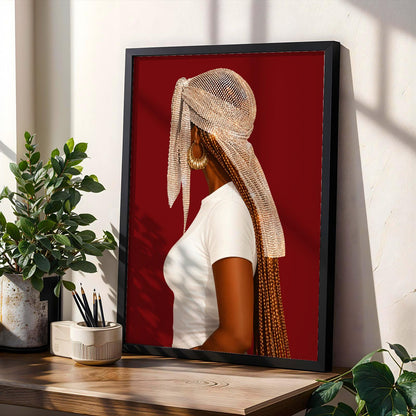 Black Girl Wall Art Print 274 Soluna Soul