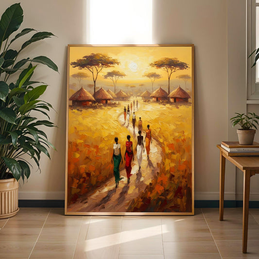 Golden Journey Home Wall Art Print 205 Soluna Soul
