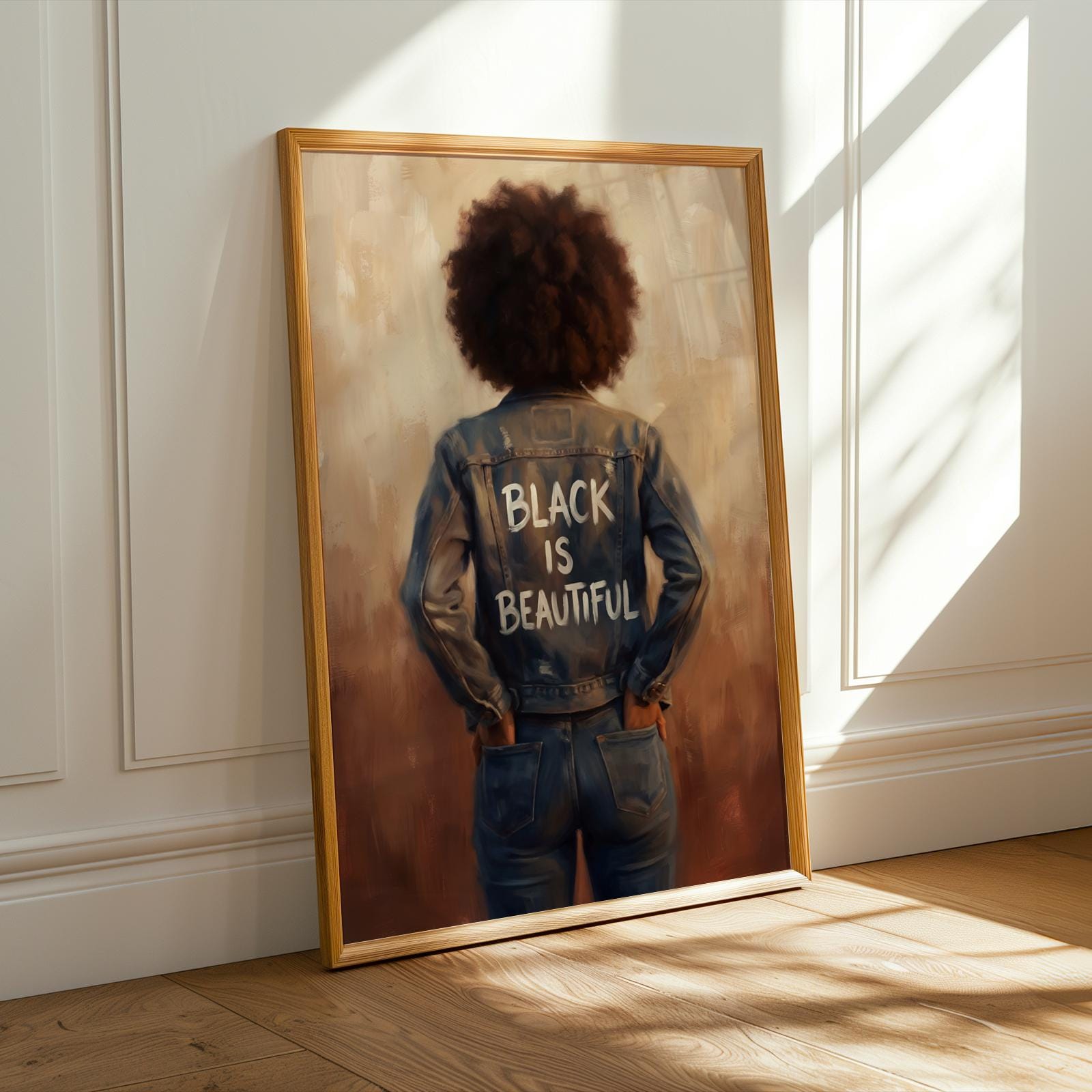 Black Is Beautiful Wall Art Print 207 Soluna Soul