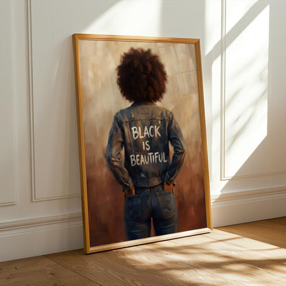 Black Is Beautiful Wall Art Print 207 Soluna Soul