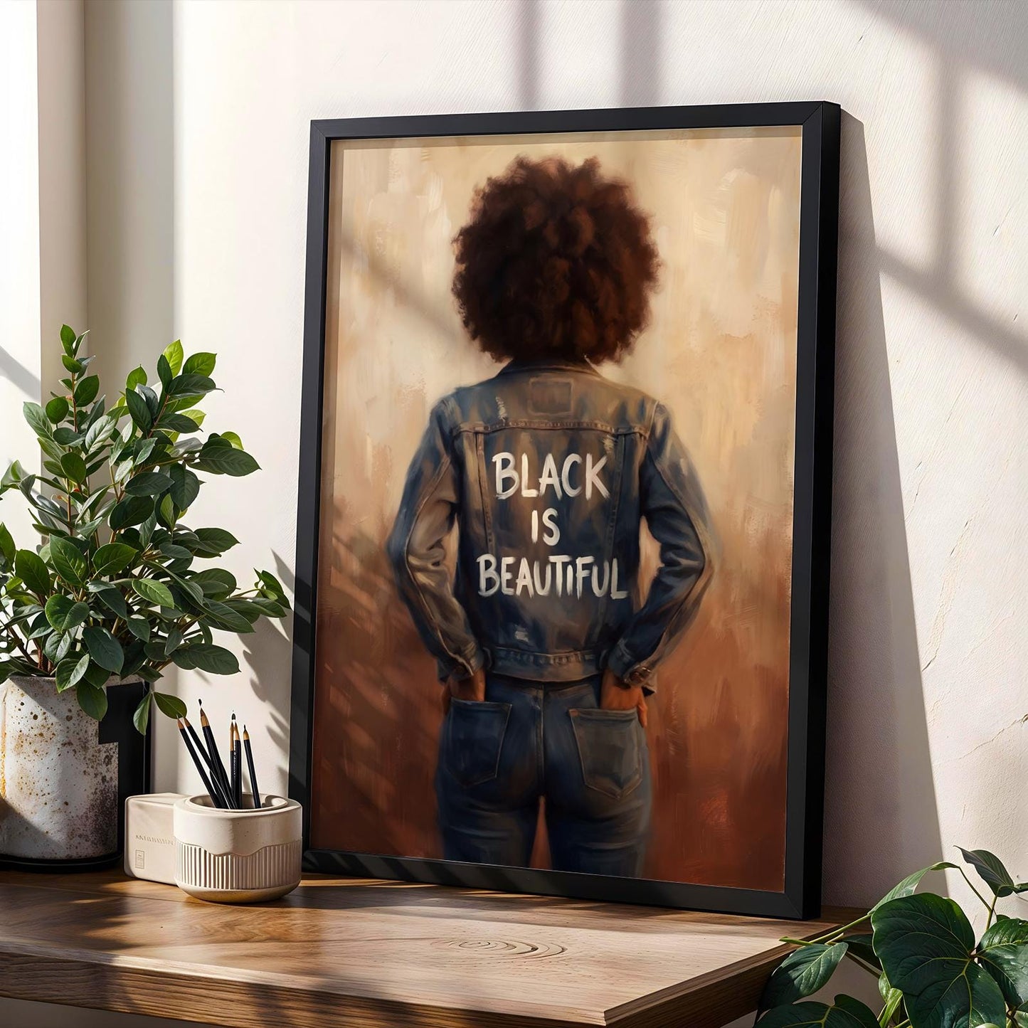 Black Is Beautiful Wall Art Print 207 Soluna Soul