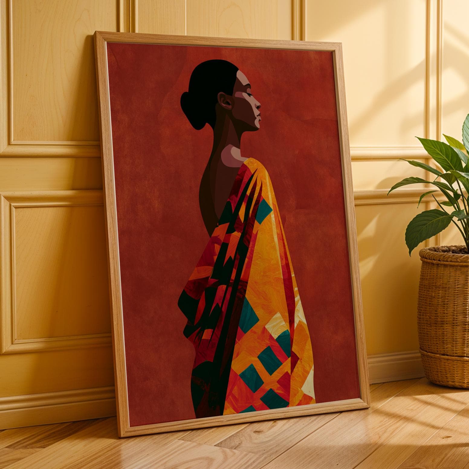 Abstract Woman Wall Art Print 212 Soluna Soul