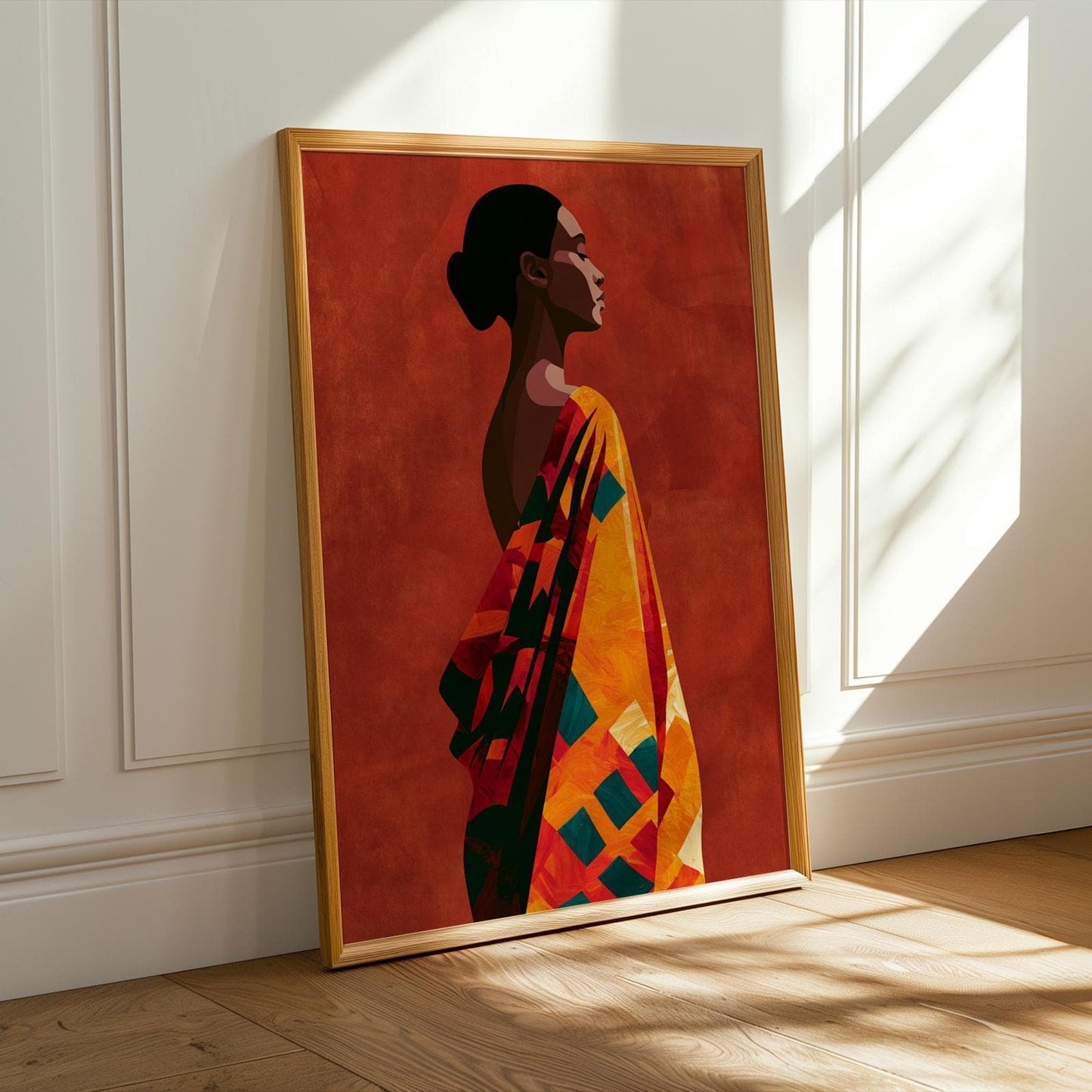Abstract Woman Wall Art Print 212 Soluna Soul