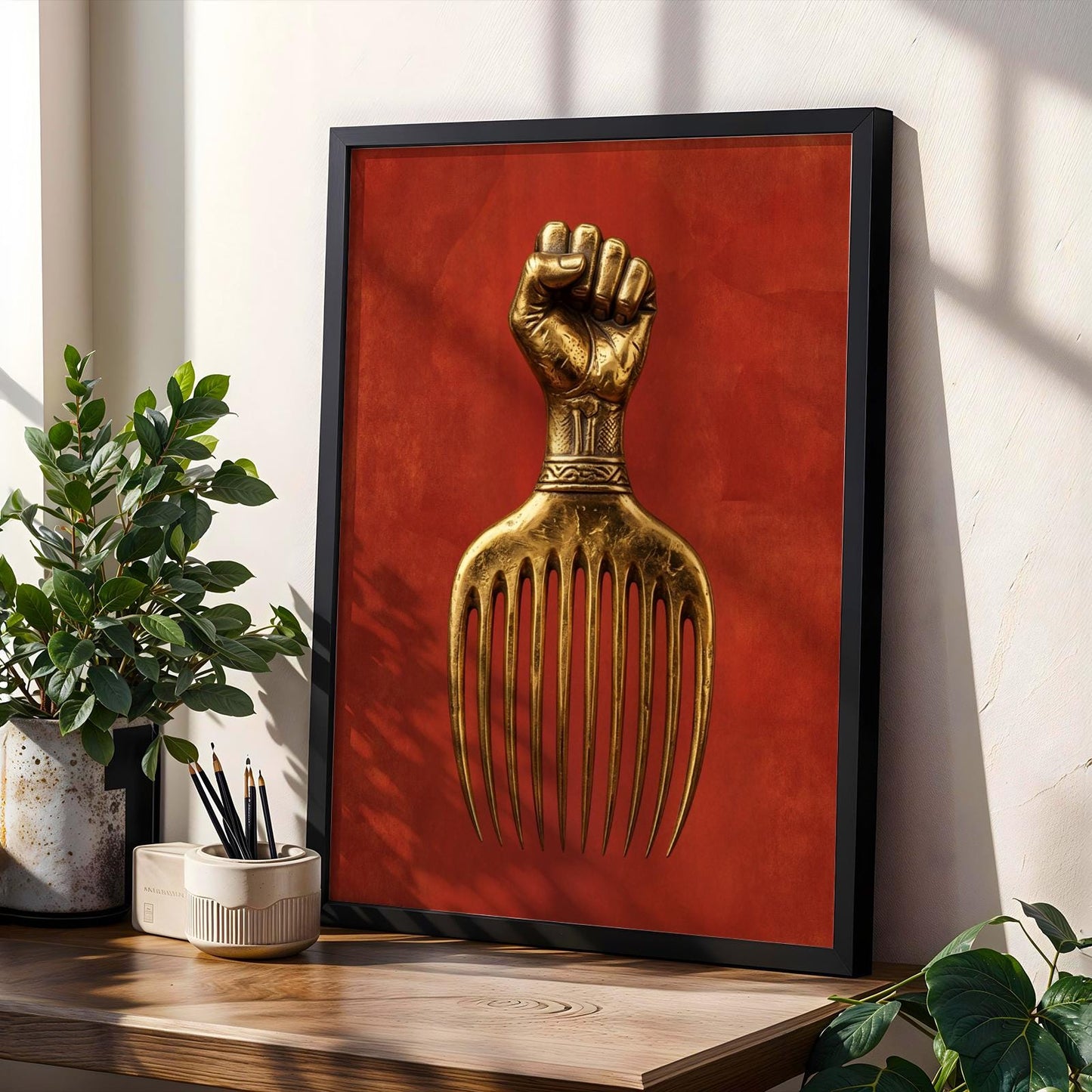 Black Power Wall Art Print 223 Soluna Soul