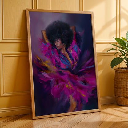 Dancer In Motion Wall Art Print 229 Soluna Soul