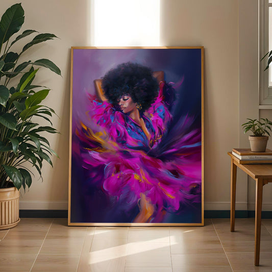 Dancer In Motion Wall Art Print 229 Soluna Soul